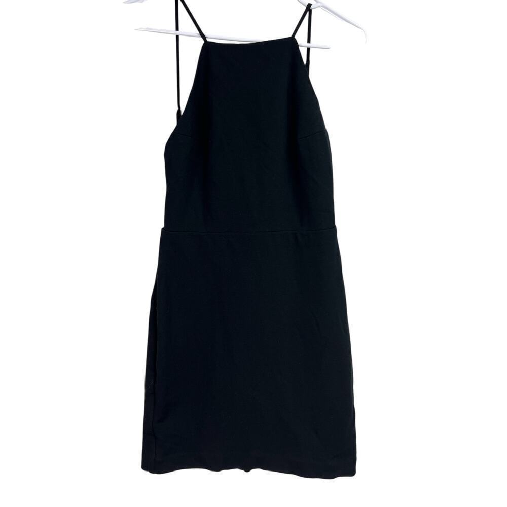 Victoria's Secret Black Spaghetti Strap Backless Mini Dress Size 6